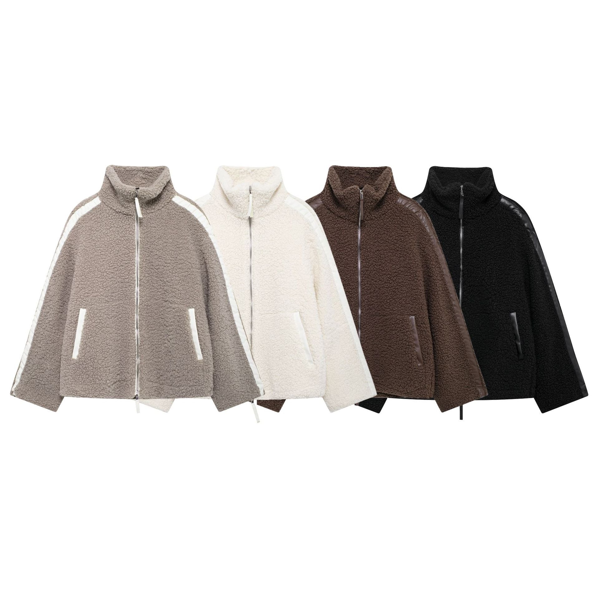 Autumn and Winter New Loose Teddy Velvet Casual Outdoor Zipper Jacket🌹