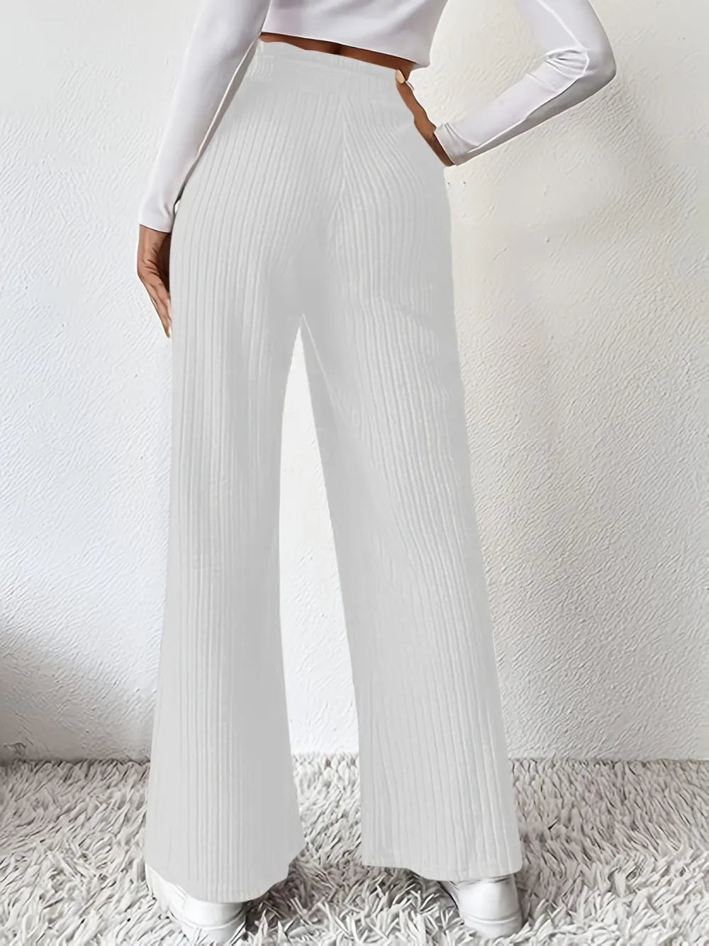 Ribbed High Waist Pants🌹