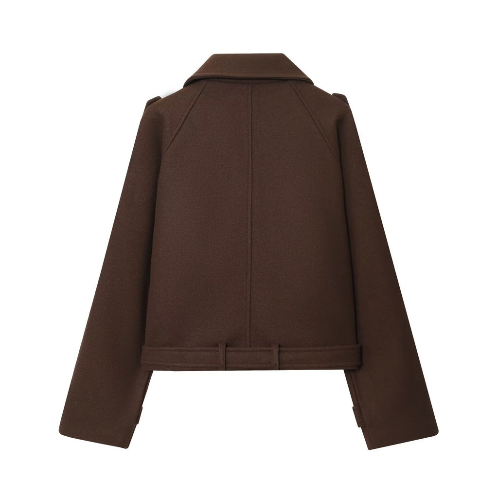 Elegant long sleeve lapel jacket perfect blend of comfort and style🌹