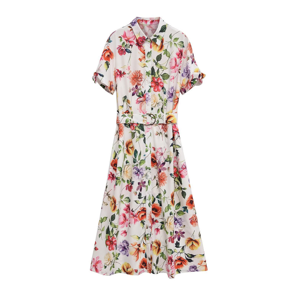 Loco Rose Drip Dress