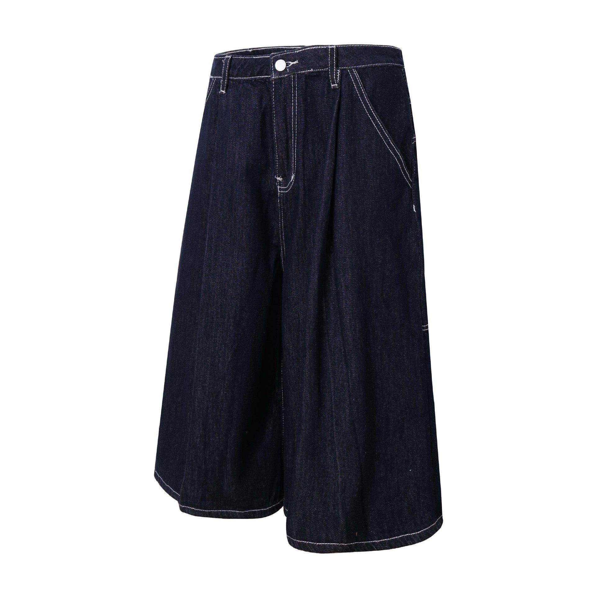 Loco Streetwear Stitched Denim Shorts
