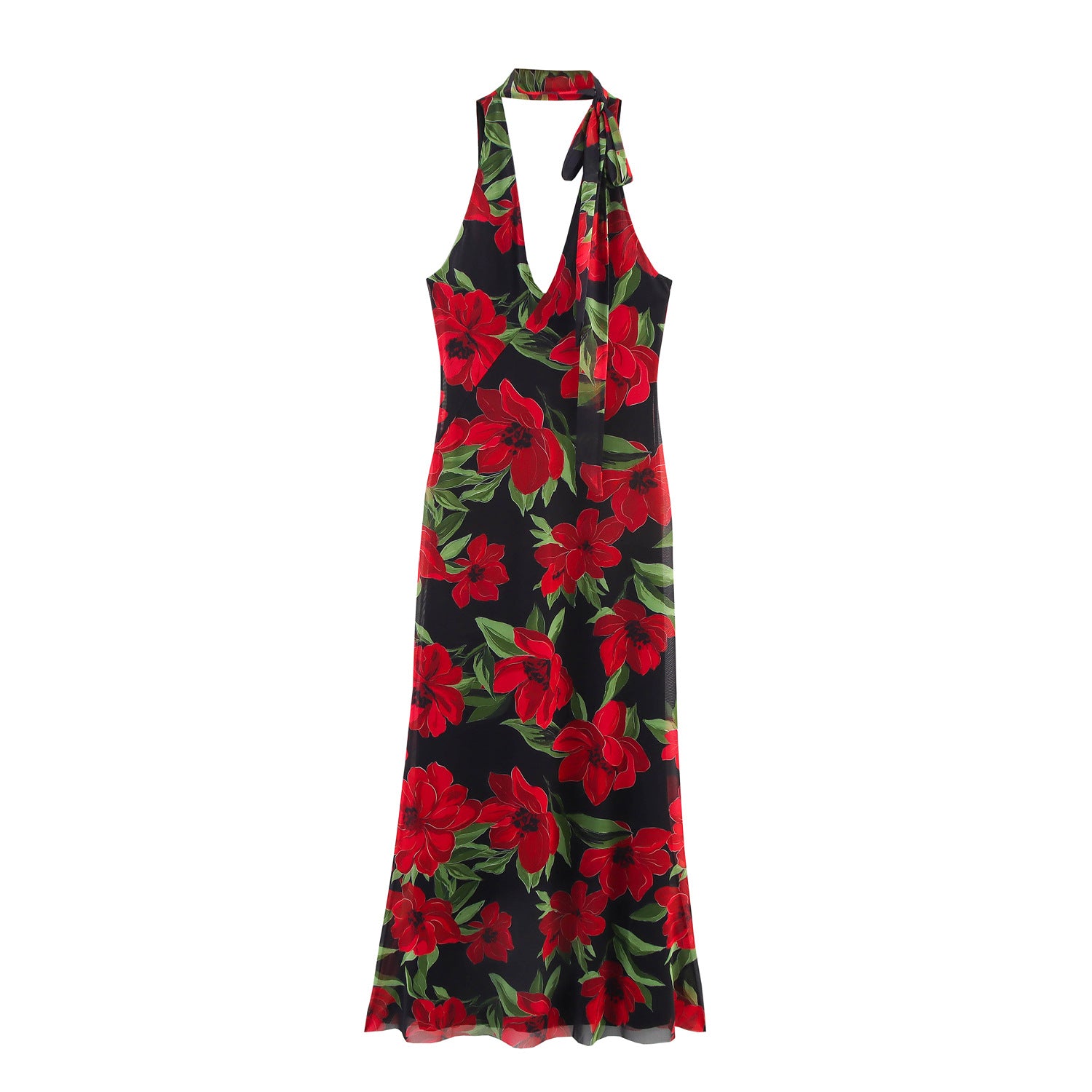Street Loco Red Rose Dress