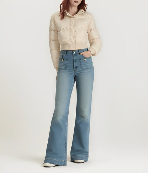 🧣👖LAST DAY SALE 56 % OFF Tummy Control Sailor Wide Leg Trouser - EstaLoco #